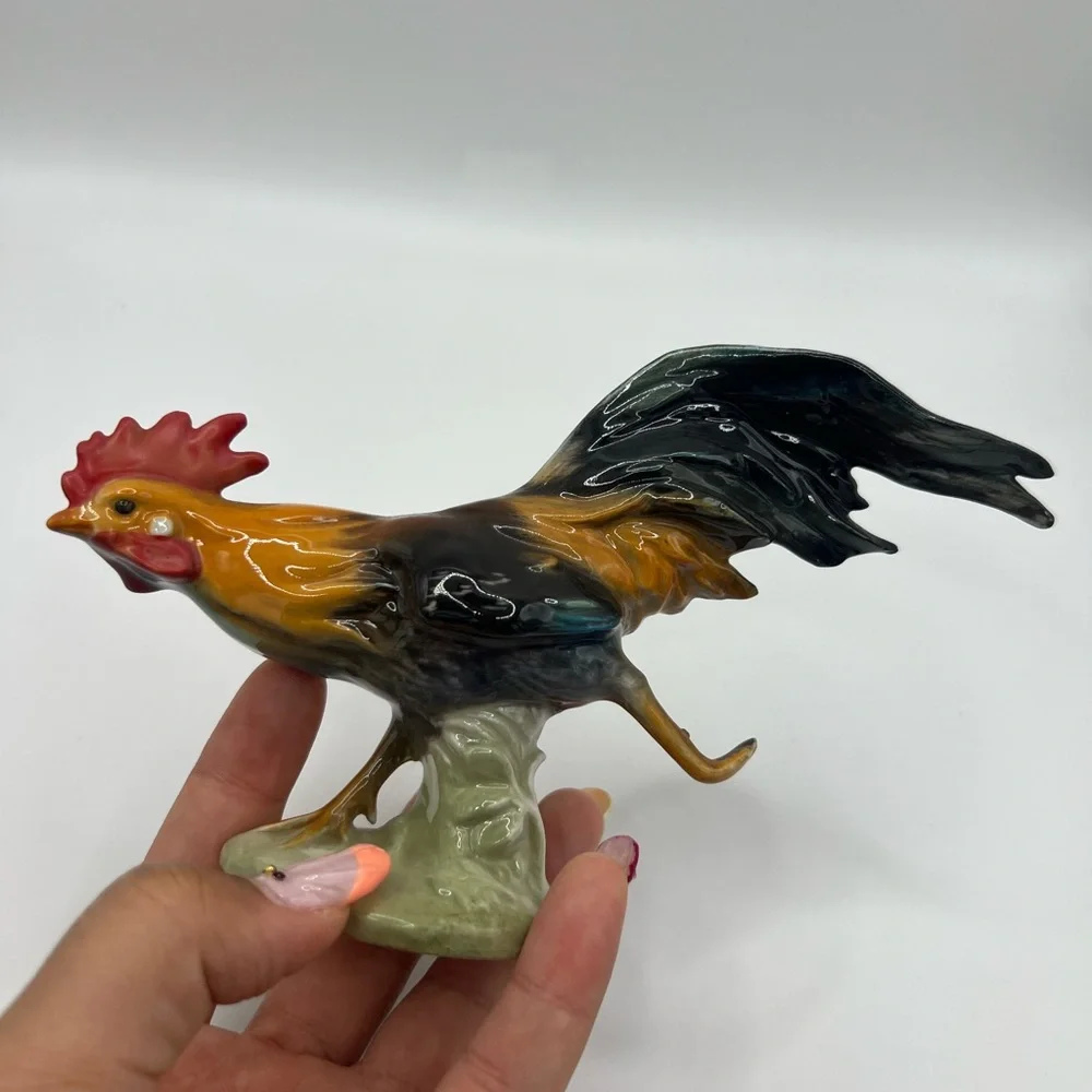 Goebel Hummel CV60 Running Haushahn Rooster Chicken Vintage Collectible Figurine